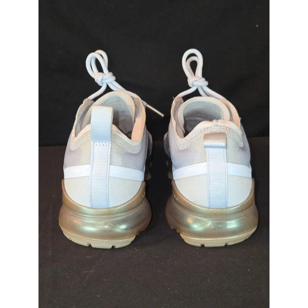 Nike Air VaporMax 2019 GS Youth Sneakers‎ Size 6Y Silver White